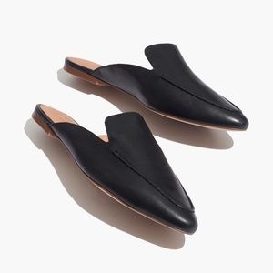 New MADEWELL The Frances Skimmer Mule in Black Leather
